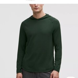 NWT Lululemon License To Train Long Sleeve Hoodie Mens S Rain Forest Green